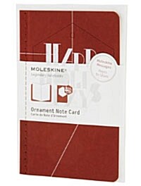 Moleskine Ornament Card Pocket - Holiday Hexagon