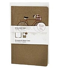 Moleskine Ornament Card Large - Snowy Bicycle