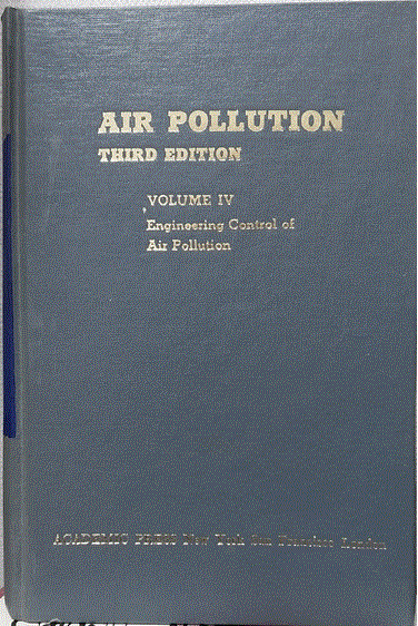 [중고] Air Pollution, Volume 4: Engineering Control of Air Pollution (hrd)