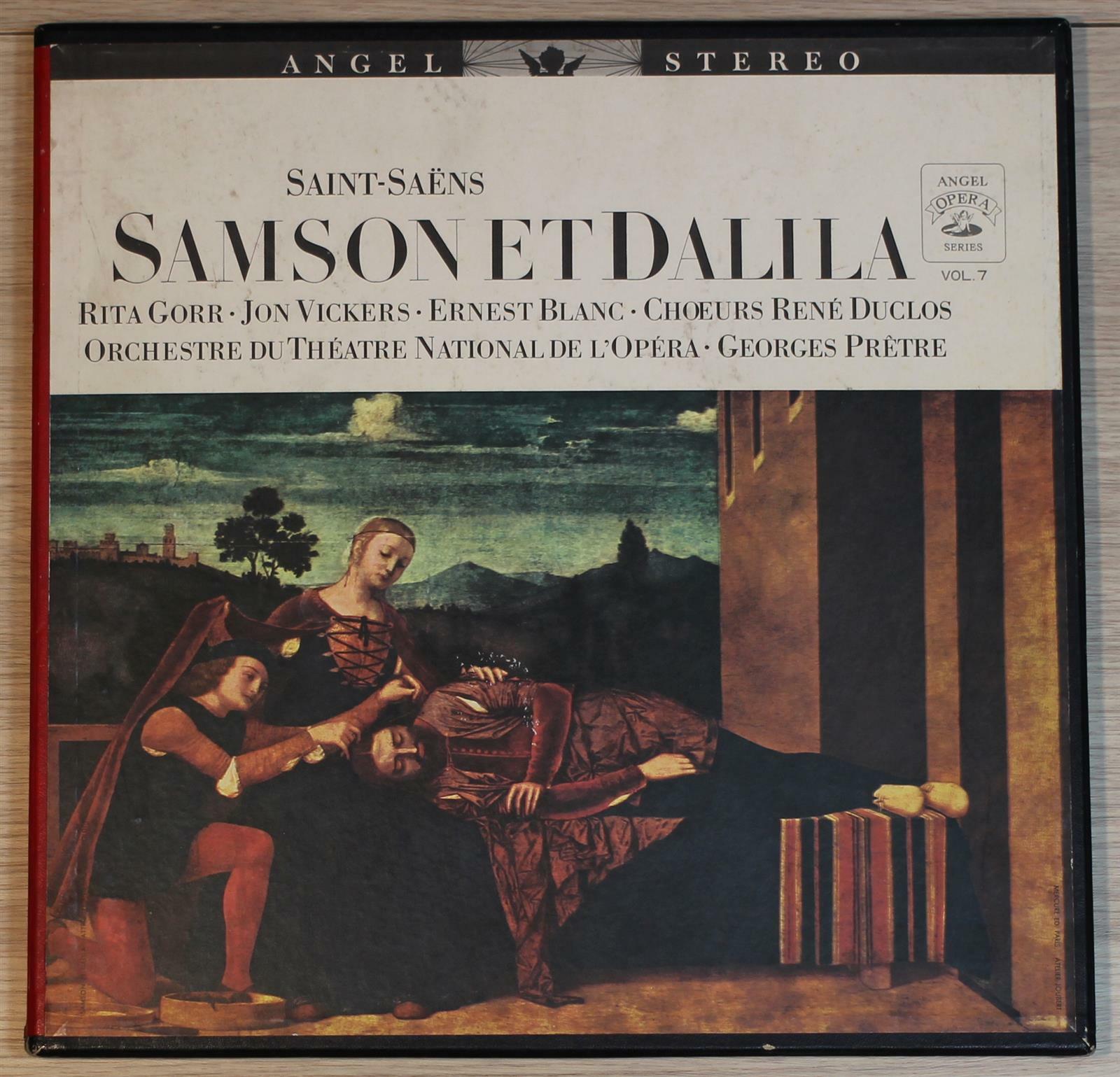 [중고] 3LP Box 수입] Saint-Saens - Samson Et Dalila 「오페라, 삼손과 데릴라」 · Georges Pretre, 파리 국립 오페라 오케스트라