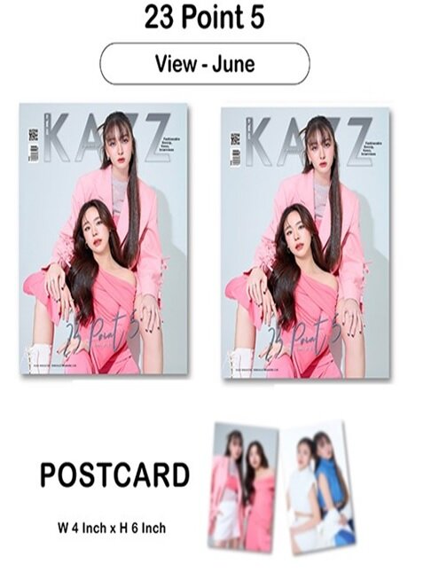 KAZZ 201 (태국) : 23 point 5 -  View June : SPECIAL PACKAGE (잡지 2권 + 포토카드 2장)