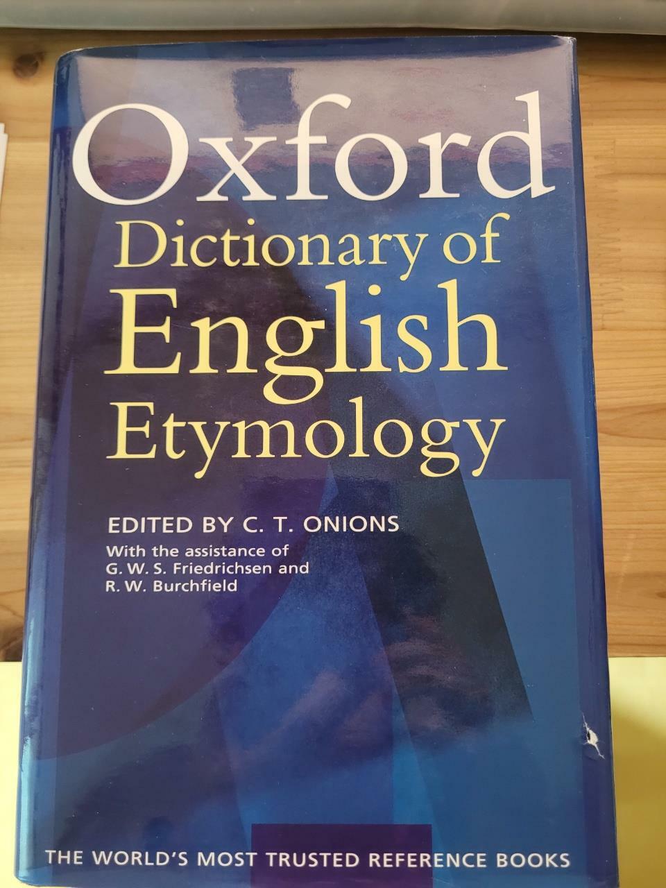 [중고] The Oxford Dictionary of English Etymology (Hardcover)