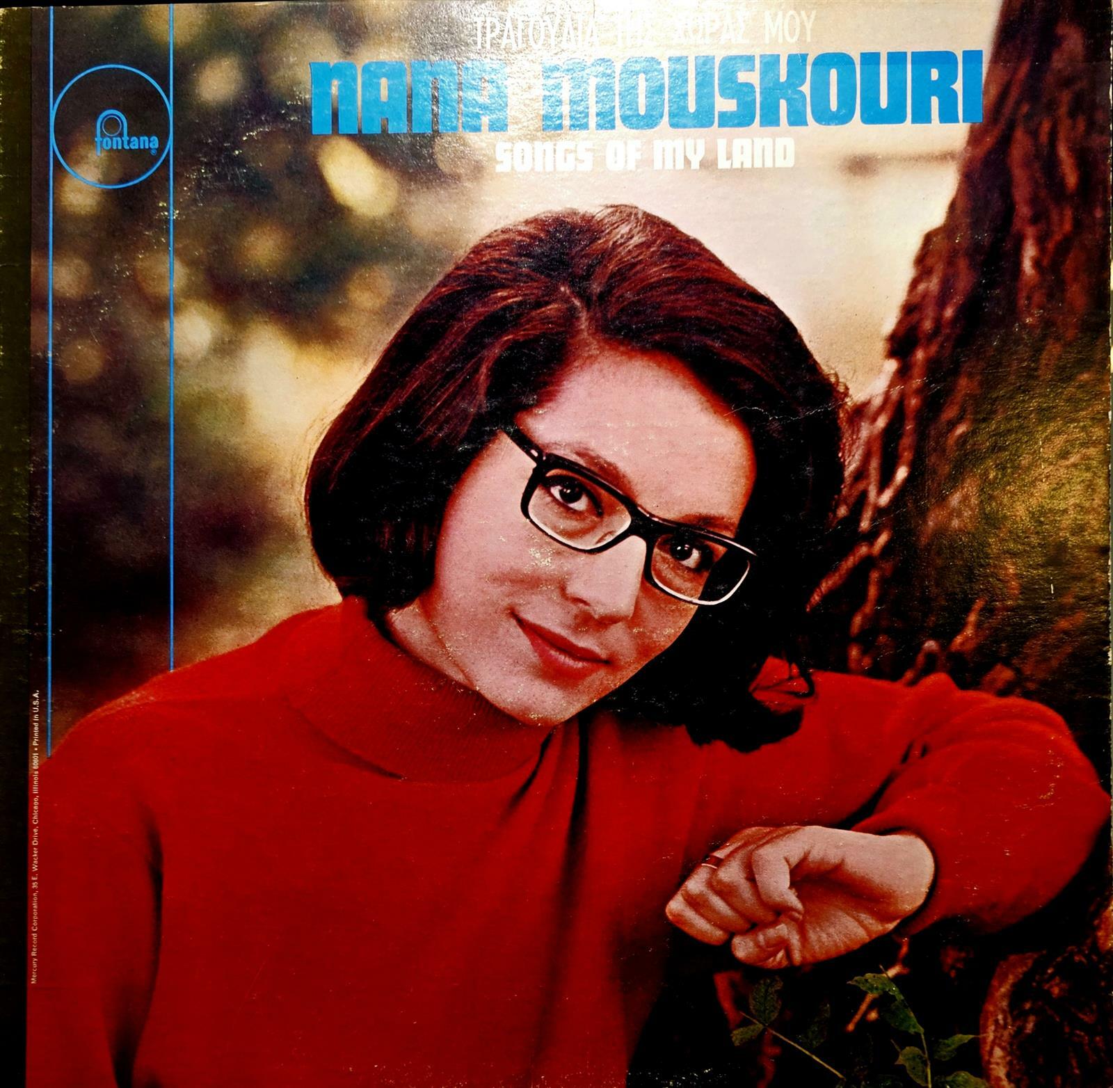 [중고] [수입빈티지 LP=미국] Nana Mouskouri – Songs Of My Land (1966) With My White Handkerchief (트윈폴리오 ˝하얀손수건˝ 원곡)