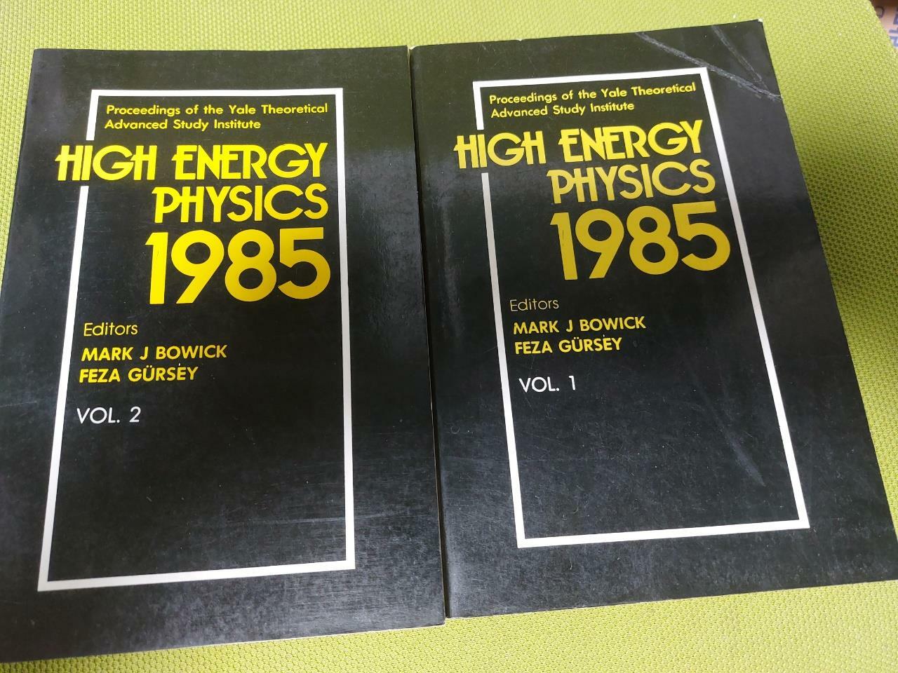 [중고] High Energy Physics 1985 - Proceedings of the Yale Theoretical Advanced Study Institute (in 2 Volumes) (Paperback)