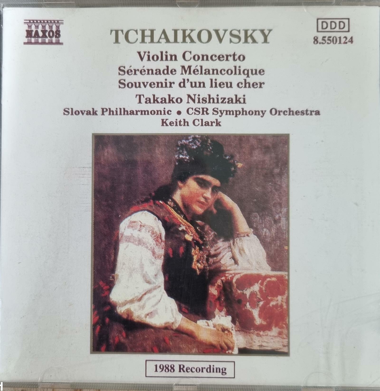 [중고] [CD 수입] Tchaikovsky - Violin Concerto, Serenade Melancolique, Souvenir d‘un lieu cher