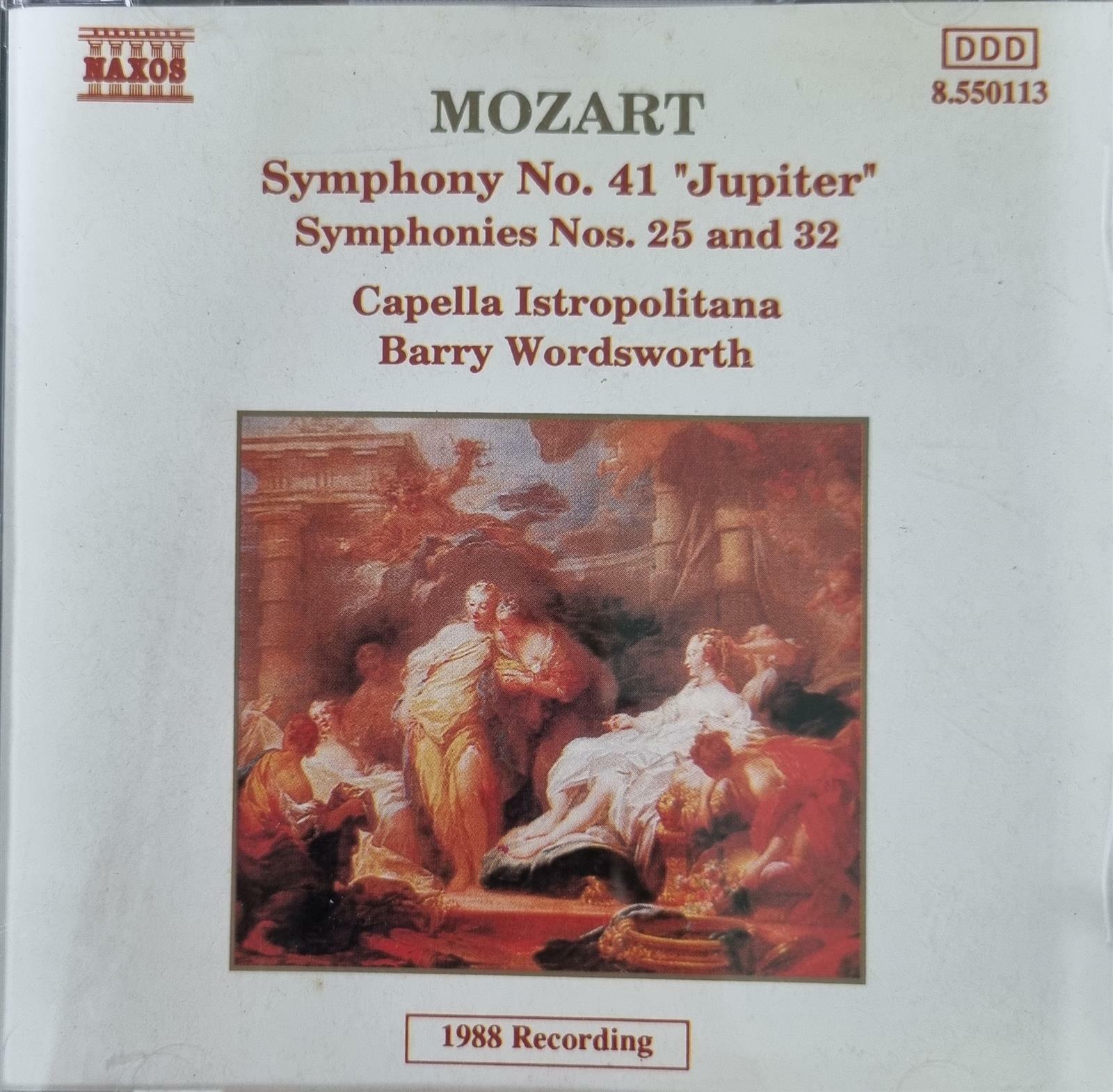 [중고] [CD 수입] Mozart - Symphony No.41 ˝Jupiter˝, Symphonires Nos.25 and 32