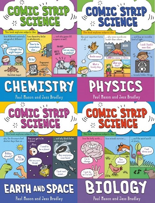 Comic Strip Science 4 Books Collection (Paperback 4권)