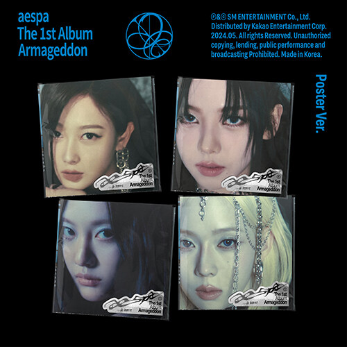 [SET] 에스파 - 정규 1집 Armageddon (Poster Ver.)[4종 세트]