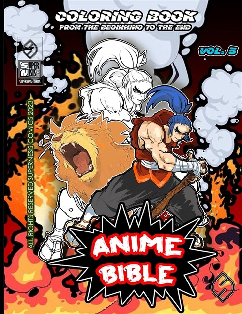 Anime Bible From The Beginning To The End Vol. 5: Coloring book (Paperback)