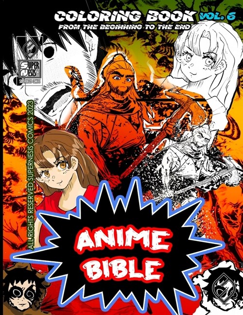 Anime Bible From The Beginning To The End Vol. 6: Coloring book (Paperback)