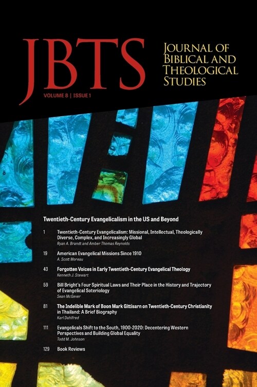 Journal of Biblical and Theological Studies, Issue 8.1 (Hardcover)
