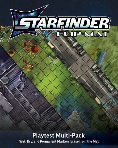 Starfinder Flip-Mat: Second Edition Playtest Multi-Pack (Hardcover)