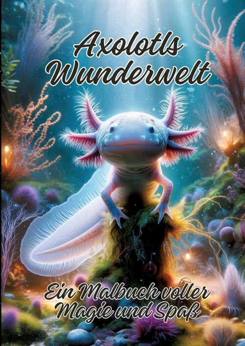 Axolotls Wunderwelt: Ein Malbuch voller Magie und Spa? (Paperback)