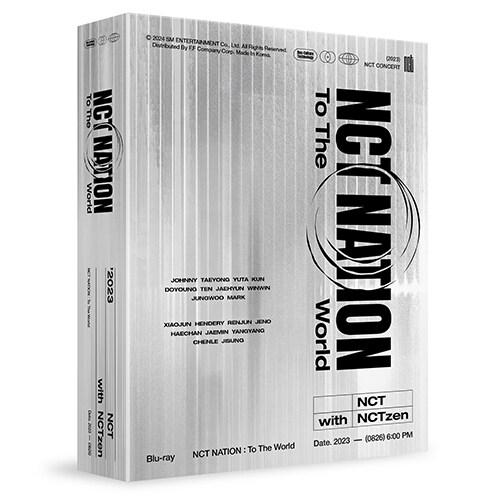 [블루레이] 엔시티 - 2023 NCT CONCERT - NCT NATION : To The World in INCHEON Blu-ray (3disc)