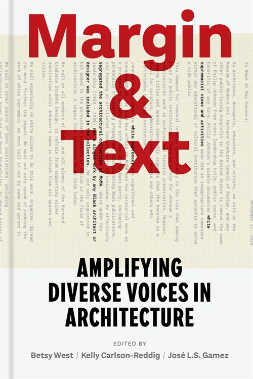 Margin and Text: Amplifying Diverse Voices in Architecture (Hardcover)