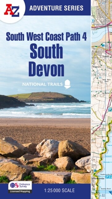 South West Coast Path 4 – South Devon : With Ordnance Survey Mapping (Paperback, New Fourth edition)