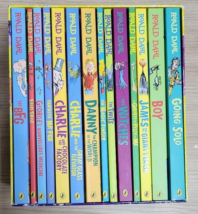 [중고] 로알드달 베스트 15종 박스 세트 Roald Dahl Collection Boxed Set (15 Paperback, 영국판, NEW edition)