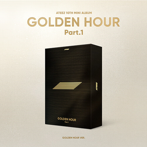 [중고] 에이티즈 - 미니 10집 GOLDEN HOUR : Part.1 [GOLDEN HOUR VER.]