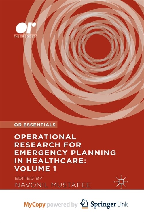 Operational Research for Emergency Planning in Healthcare (Paperback)