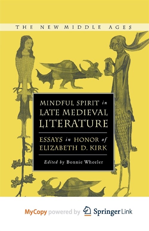 Mindful Spirit in Late Medieval Literature (Paperback)