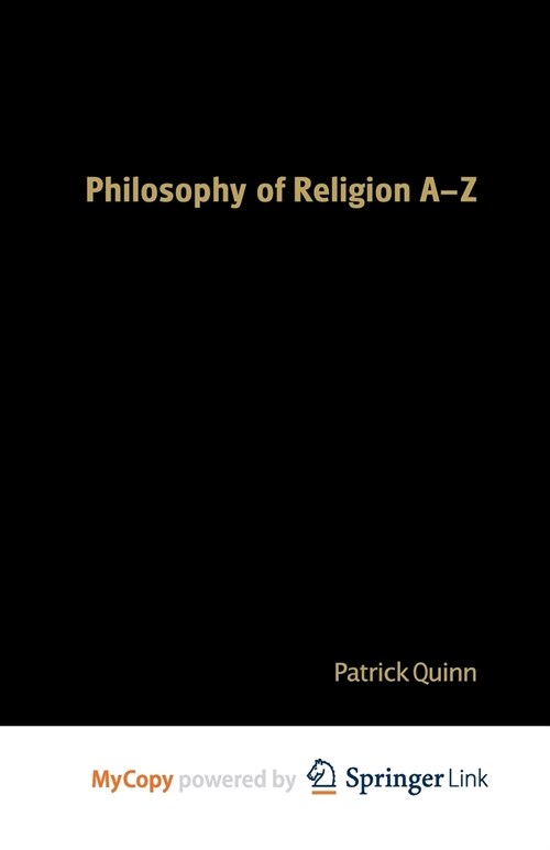 Philosophy of Religion A-Z (Paperback)