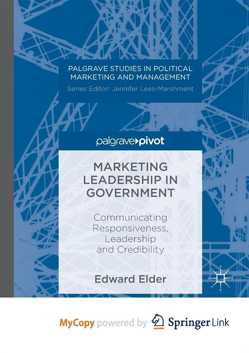 Marketing Leadership in Government (Paperback)