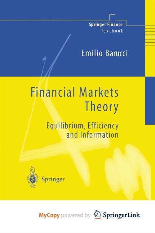 Financial Markets Theory (Paperback)