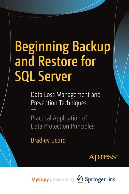 Beginning Backup and Restore for SQL Server (Paperback)