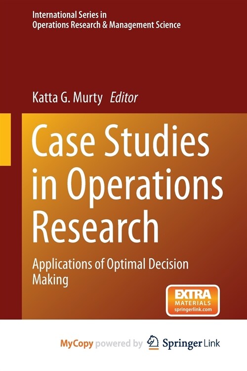 Case Studies in Operations Research (Paperback)