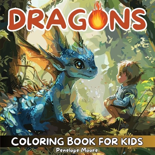 Dragons Coloring Book for Kids (Paperback)