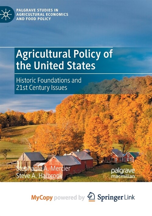 Agricultural Policy of the United States (Paperback)