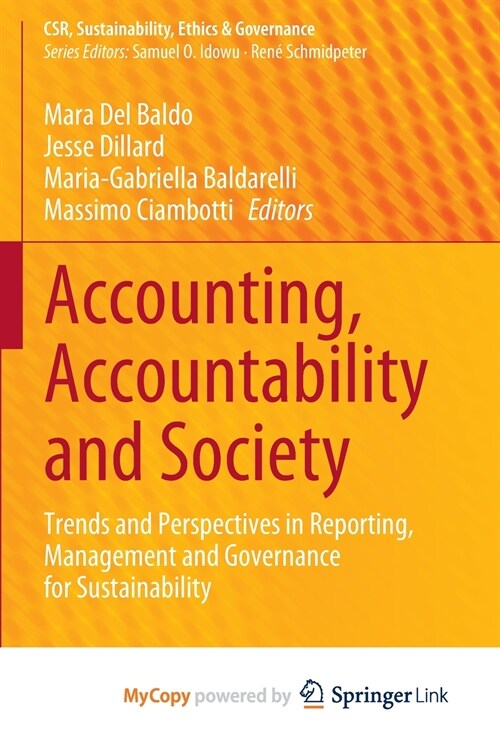 Accounting, Accountability and Society (Paperback)