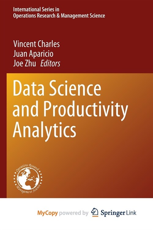 Data Science and Productivity Analytics (Paperback)