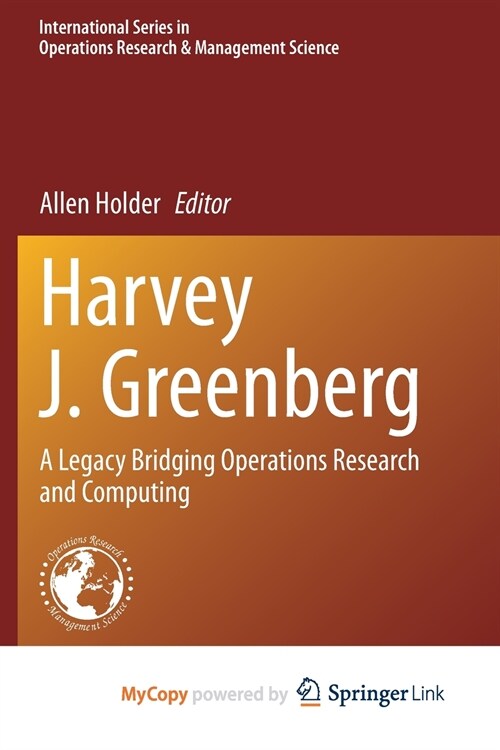Harvey J. Greenberg (Paperback)