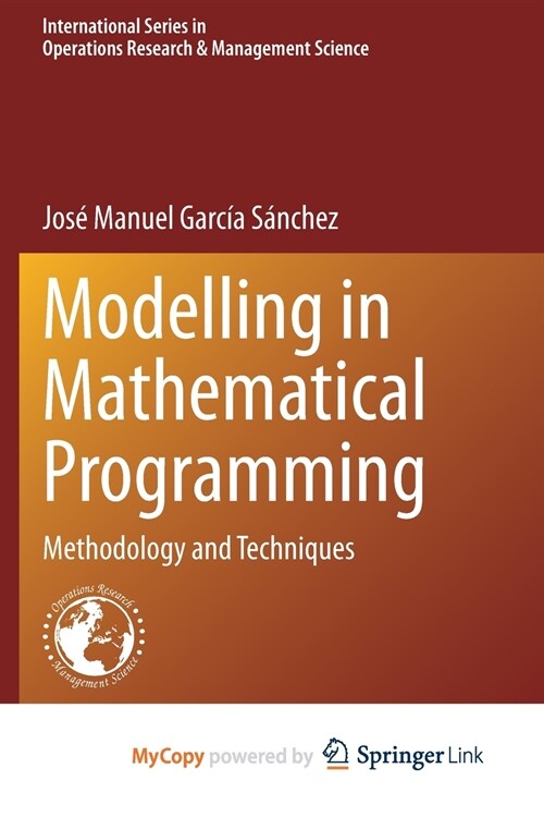 Modelling in Mathematical Programming (Paperback)