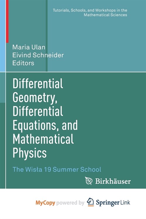 Differential Geometry, Differential Equations, and Mathematical Physics (Paperback)