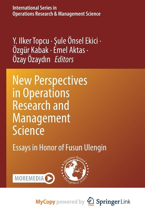 New Perspectives in Operations Research and Management Science (Paperback)
