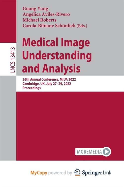 Medical Image Understanding and Analysis (Paperback)