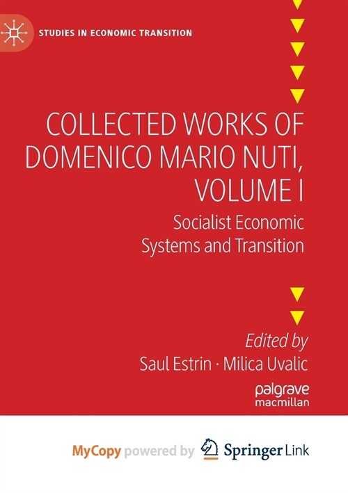 Collected Works of Domenico Mario Nuti, Volume I (Paperback)