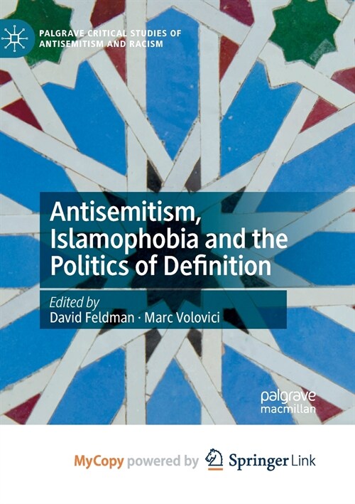 Antisemitism, Islamophobia and the Politics of Definition (Paperback)