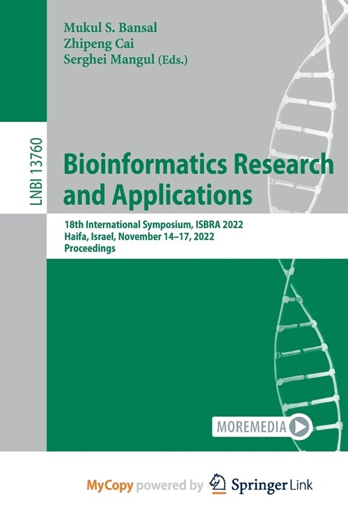 Bioinformatics Research and Applications (Paperback)