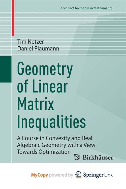 Geometry of Linear Matrix Inequalities (Paperback)