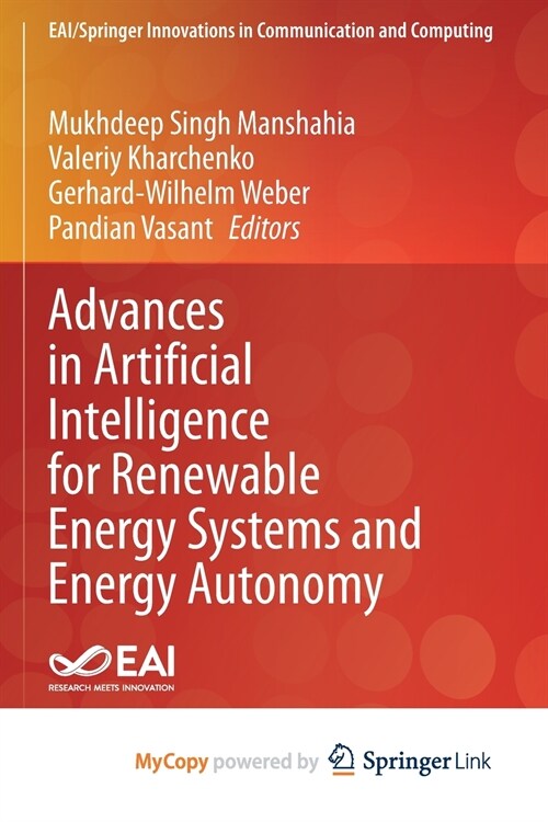 Advances in Artificial Intelligence for Renewable Energy Systems and Energy Autonomy (Paperback)