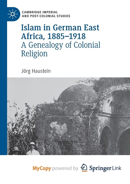 Islam in German East Africa, 1885-1918 (Paperback)