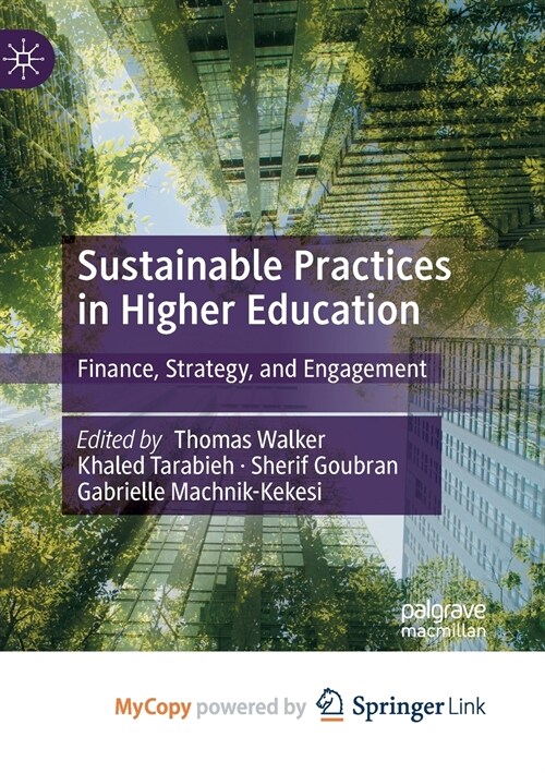 Sustainable Practices in Higher Education (Paperback)