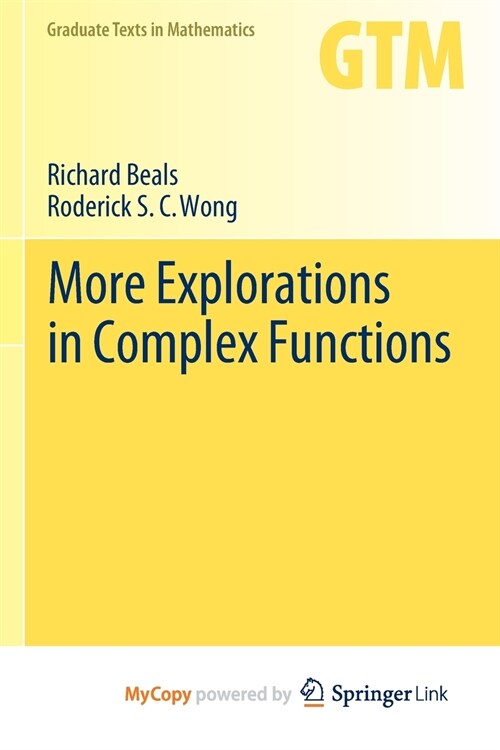 More Explorations in Complex Functions (Paperback)