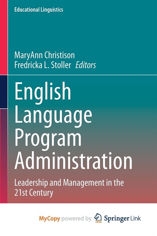 English Language Program Administration (Paperback)