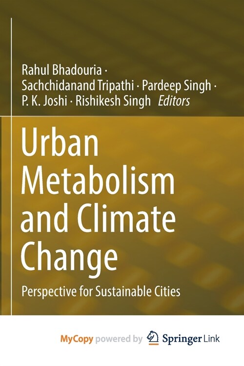 Urban Metabolism and Climate Change (Paperback)