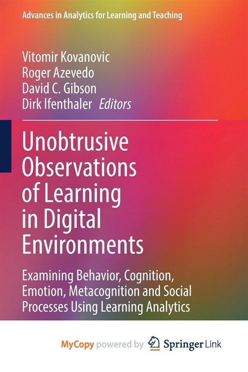 Unobtrusive Observations of Learning in Digital Environments (Paperback)