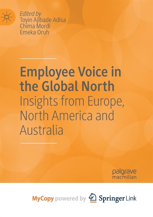 Employee Voice in the Global North (Paperback)